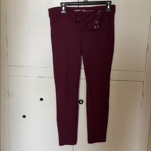 Maroon old navy dress pants